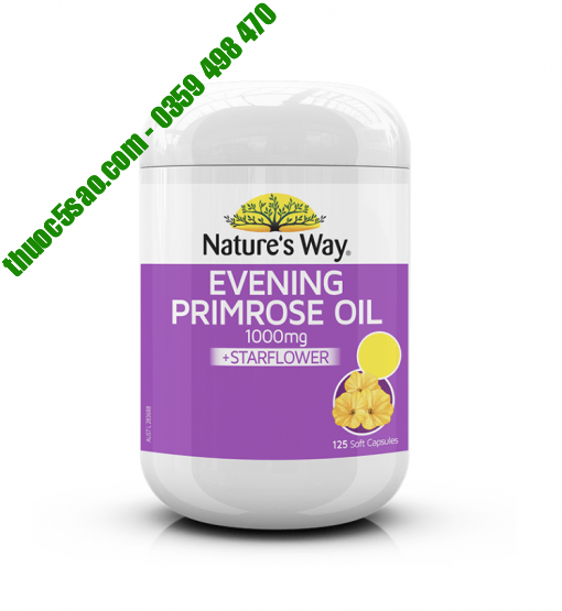 Evening Primrose Oil 1000mg giúp cân bằng nội tiết tố lọ 60 viên