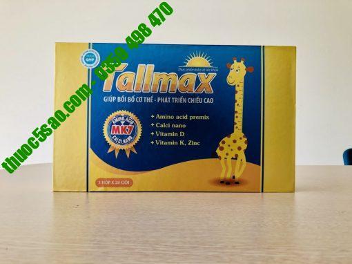 Tallmax hỗ trợ phát triển chiều cao hộp 20 gói