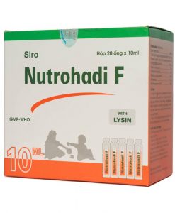 [GIÁ GỐC] Nutrohadi F hỗ trợ cho người thiếu hụt calci hộp 20 ống