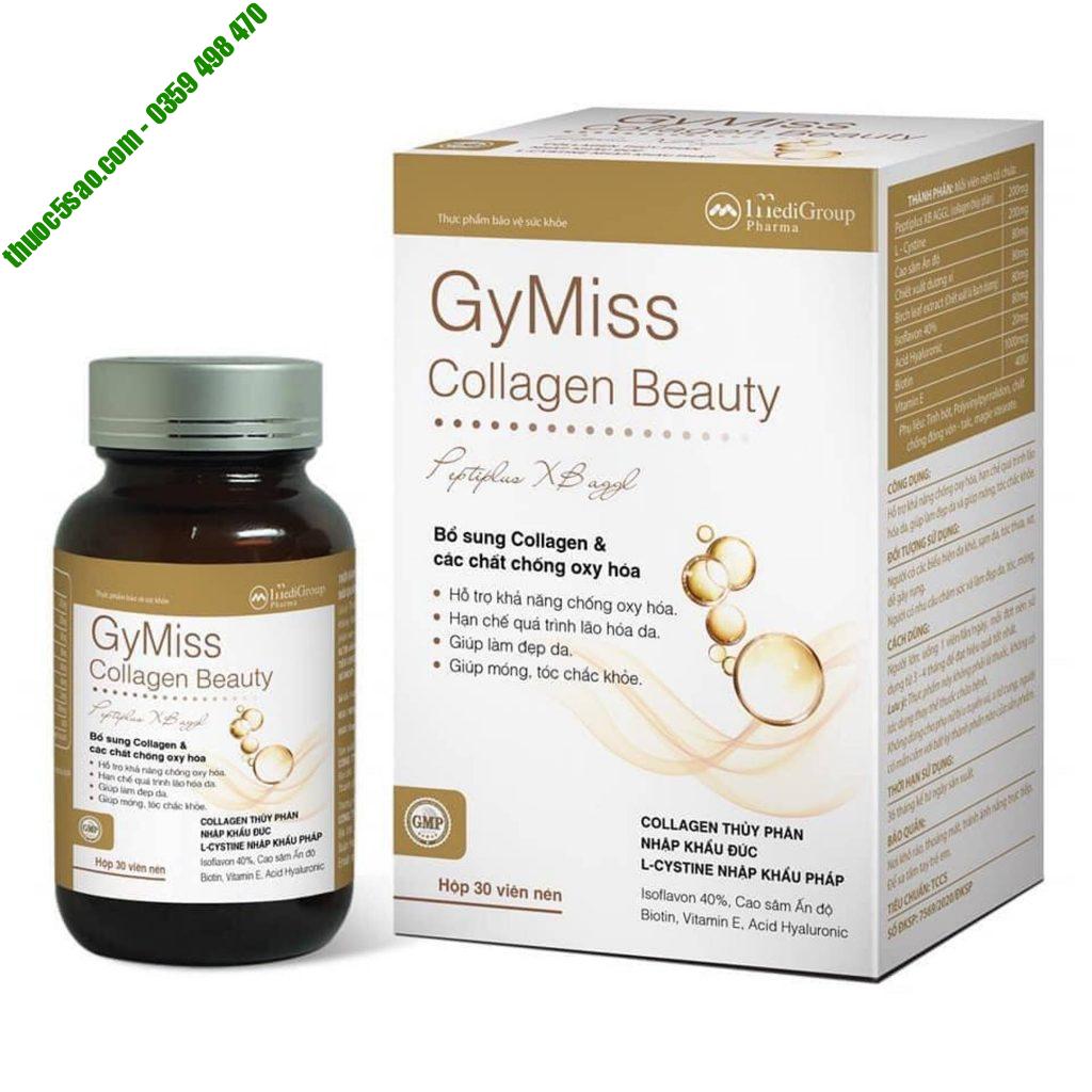 [GIÁ GỐC] GyMiss Collagen Beauty bổ sung collagen lọ 30 viên