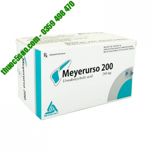 Meyerurso 200mg hỗ trợ tăng cường chức năng gan