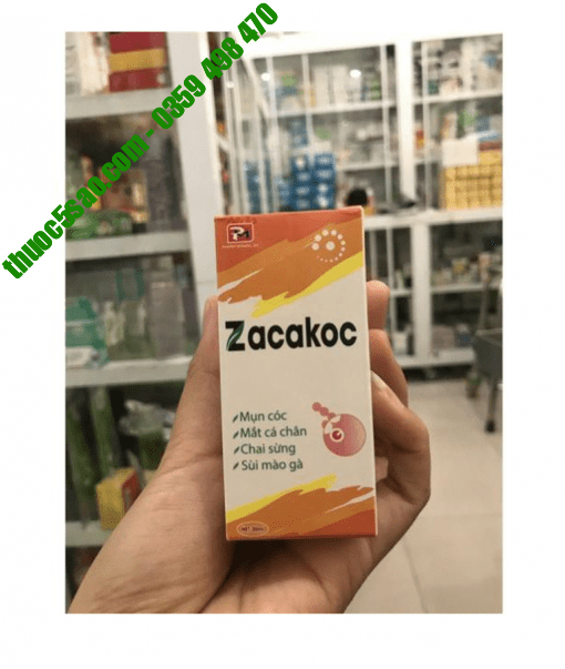 [GIÁ GỐC] Zacakoc hỗ trợ điều trị mụn cóc, mụn cơm lọ 20ml