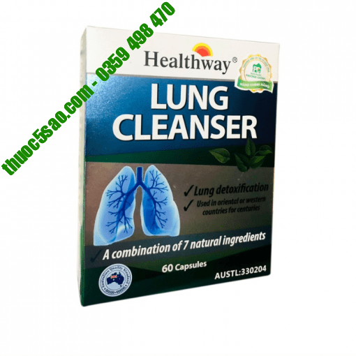 Healthway Lung Cleanser tăng cường chức năng hô hấp