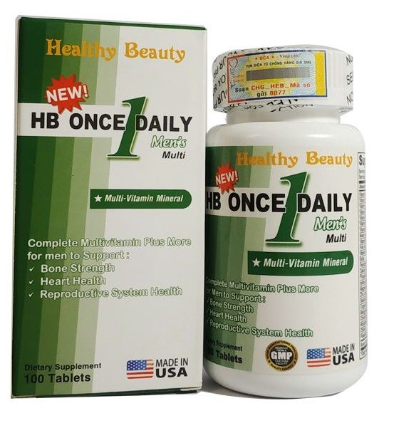 HB Once Daily Men's Multi Healthy Beauty