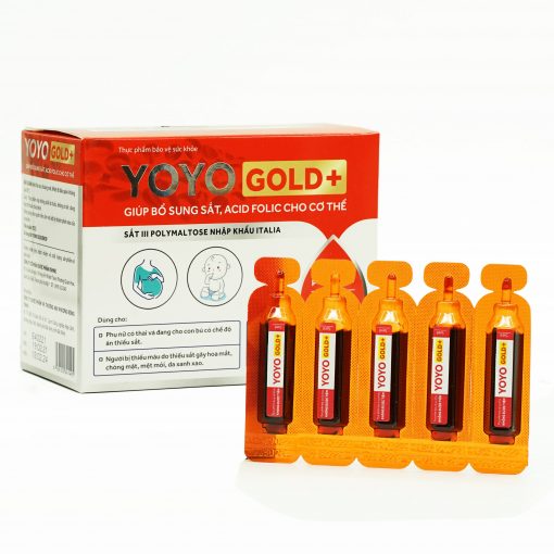 [GIÁ GỐC] Yoyo Gold bổ sung sắt, tăng cường sức khỏe hộp 20 ống