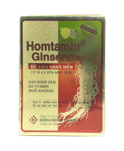 [GIÁ GỐC] Homtamin Ginseng bổ sung và bảo vệ sức khỏe hộp 60 viên