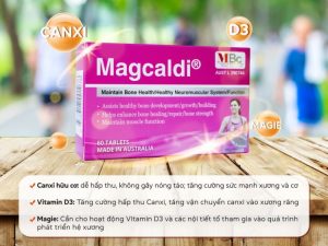Magcaldi cung cấp Canxi, Vitamin D3, Magie