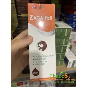 Quy cách của dung dịch sát khuẩn ZaCa.H2O