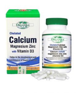 Organika Chelated Calcium Magnesium Zinc With Vitamin D3