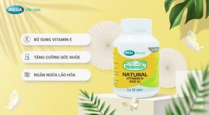 Natural Vitamin E 400IU cho da sáng đẹp