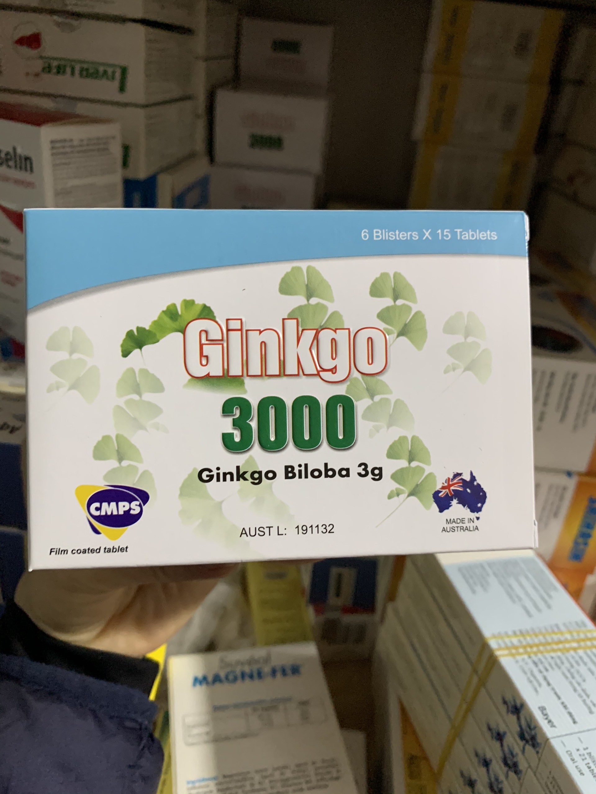 Ginkgo 3000 - Bổ não, tăng khả năng nhớ tốt