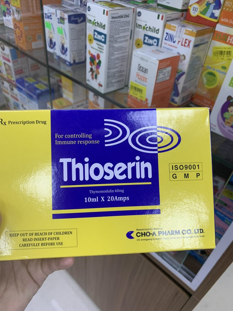 Thioserin tăng cường hệ miễn dịch Hộp 20 ống