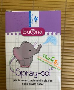 GIÁ GỐC]Buona Spray-sol - Dụng cụ xịt mũi chuyên dụng cho trẻ - Thuốc 5 sao  - Uy tín, chất lượng, chính hãng