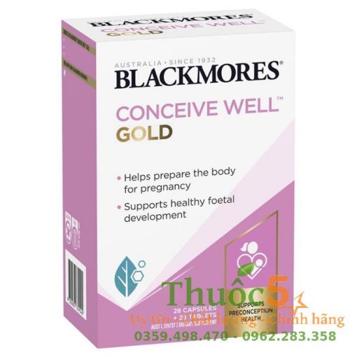 mẫu mới Blackmores Conceive Well Gold