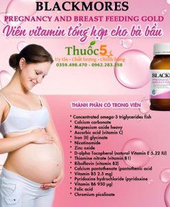 Blackmores Pregnancy and Breast giúp bổ sung dưỡng chất cho bà bầu