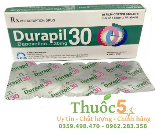 Durapil 30 điều trị xuất tinh sớm