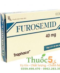 sản phẩm Furosemid 40mg