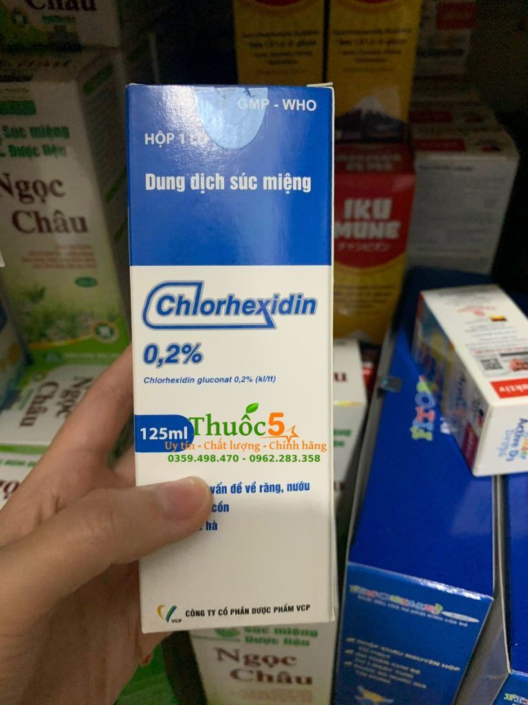 Hình ảnh Dung dịch súc miệng Cholorhexidin 0,2 %
