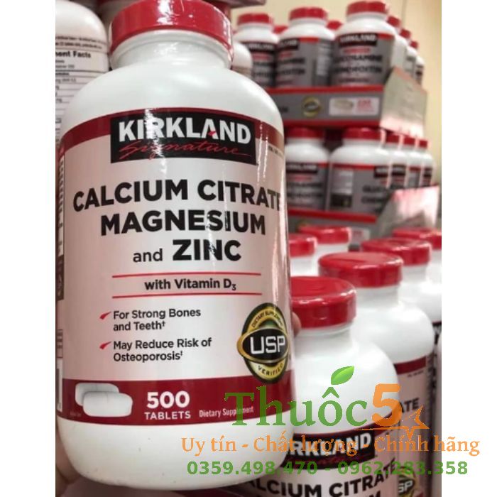 sp Kirkland Signature Calcium Citrate Magnesium And Zinc
