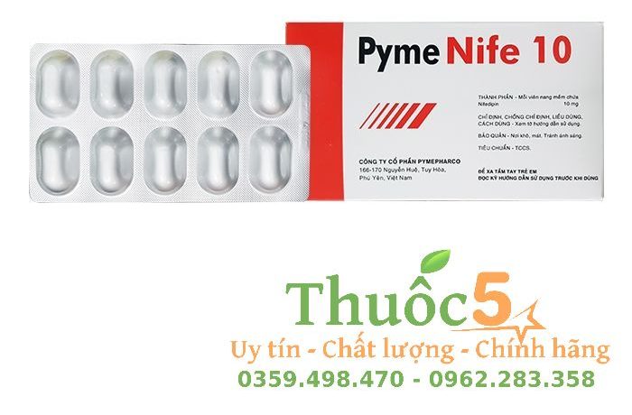 Pyme Nife 10 điều trị đau thắt ngực