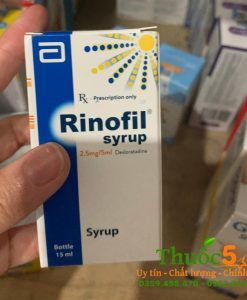Rinofil Syrup 2,5mg/5ml chính hãng từ hệ thống Thuốc 5 sao