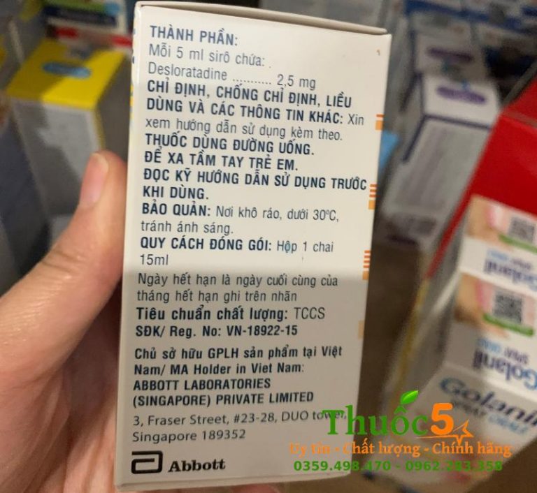 [Giá Gốc] Rinofil Syrup 2,5mg/5ml giảm triệu chứng dị ứng - Thuốc 5 sao ...