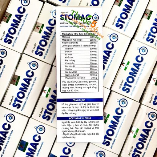 Thành phần của gel dạ dày Stomaco