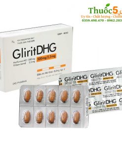 Thuốc tiểu đường Glirit DHG 500/2.5