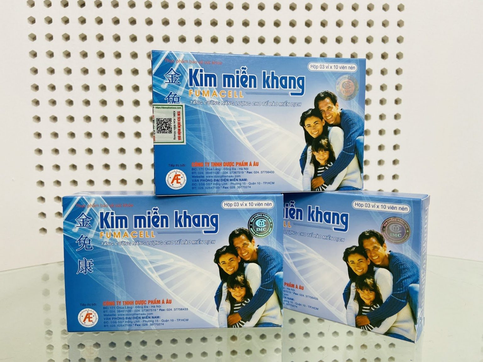 Kim Miễn Khang thực phẩm bảo vệ sức khỏe  cải thiện vảy nến hộp 180 viên
