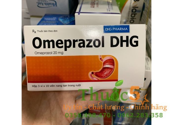 viên uống Omeprazol DHG 20mg 