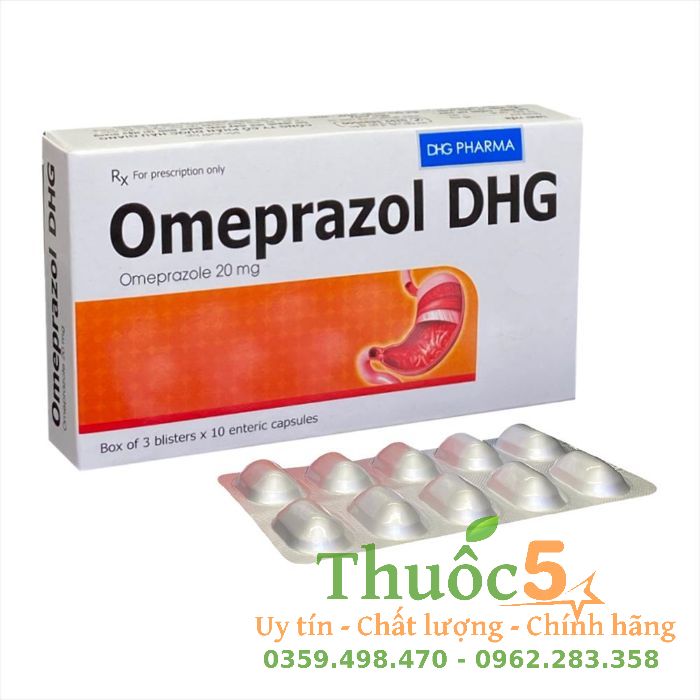 Hình ảnh của Omeprazol DHG 20mg 