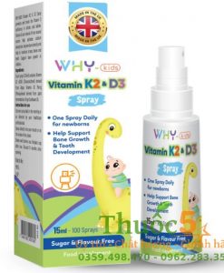 sản phẩm Why Kids Vitamin K2 & D3