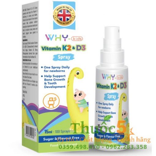 sản phẩm Why Kids Vitamin K2 & D3