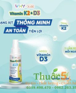 thành phần Why Kids Vitamin K2 & D3