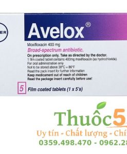 Avelox trị nhiễm khuẩn