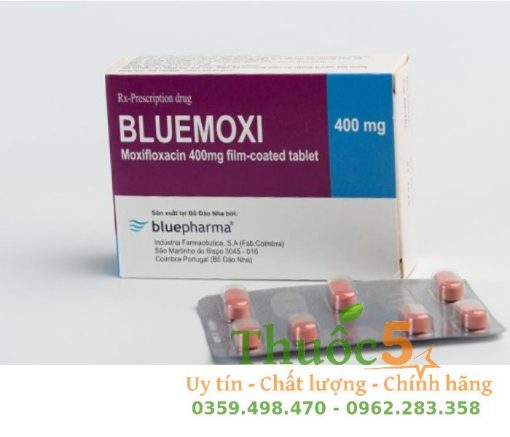 Bluemoxi 400mg trị nhiễm khuẩn