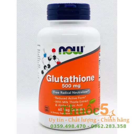 sản phẩm Glutathione Now 500mg