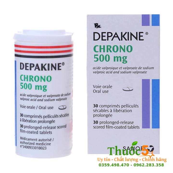 Acid valproic là hoạt chất có trong thuốc Depakine Chrono