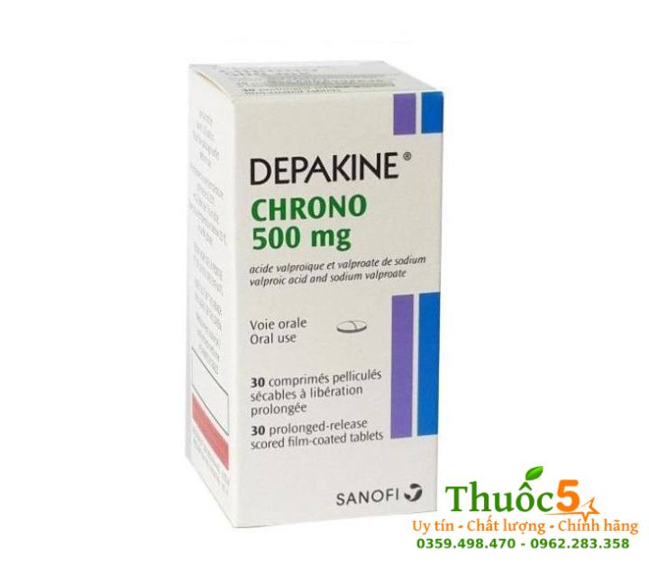 Thuốc điều trị động kinh Depakine Chrono
