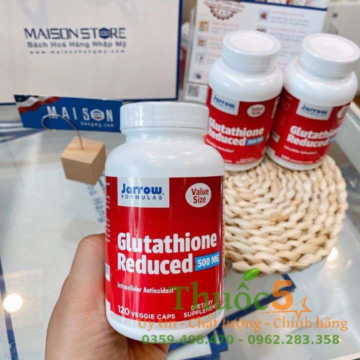 2 dạng Glutathione Reduced 500mg
