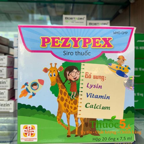 Pezypex hấp thu calci, vitamin b