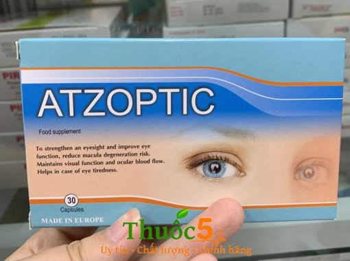 Viên uống Atzoptic bổ mắt, tăng cường thị lực