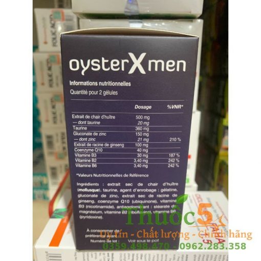 đối tượng dùng Oyster Xmen