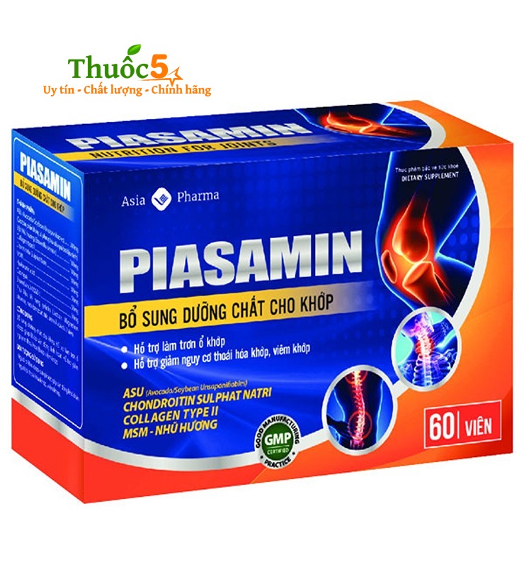 Piasamin sản phẩm tốt bổ sung dưỡng chất cho khớp