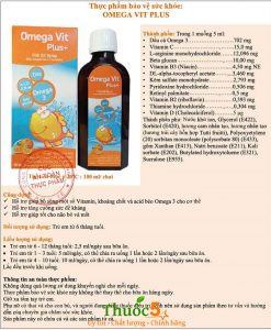 Omega Vit Plus+ bổ não, bổ mắt
