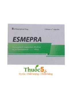 Thuốc kê đơn Esmepra điều trị trào ngược dạ dày