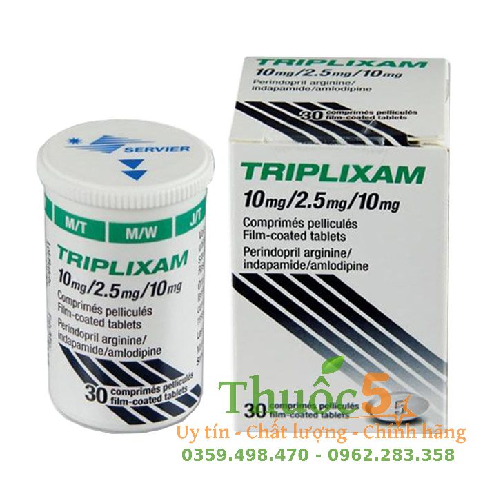 sản phẩm Triplixam 5mg/1.25mg/10mg 