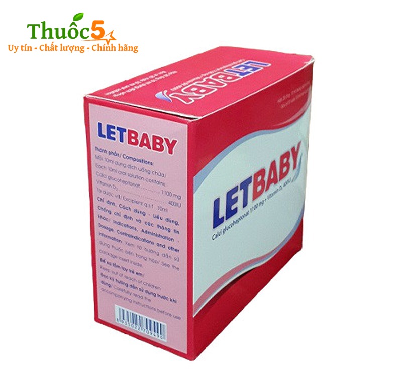 Letbaby sản phẩm bổ sung canxi, D3