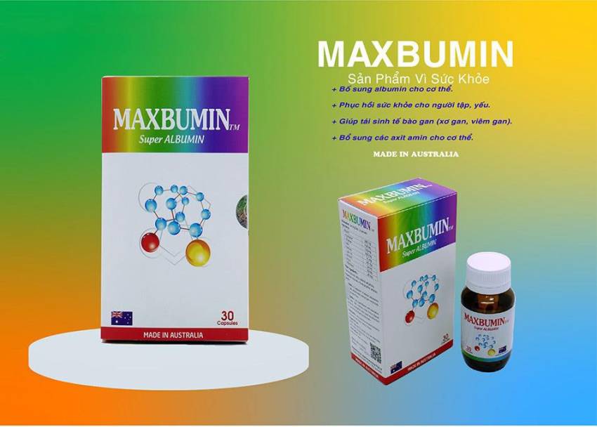 Những công dụng chính sản phẩm Maxbumin 