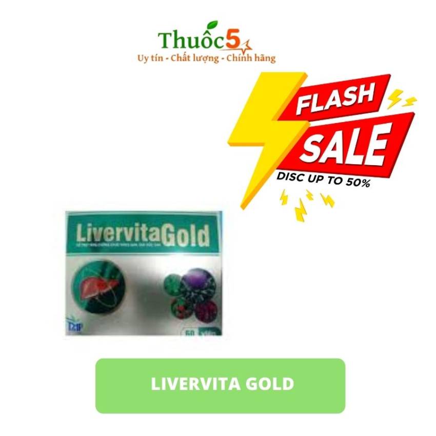 Livervita Gold - một trong những sản phẩm bổ gan được nhiều người tin dùng